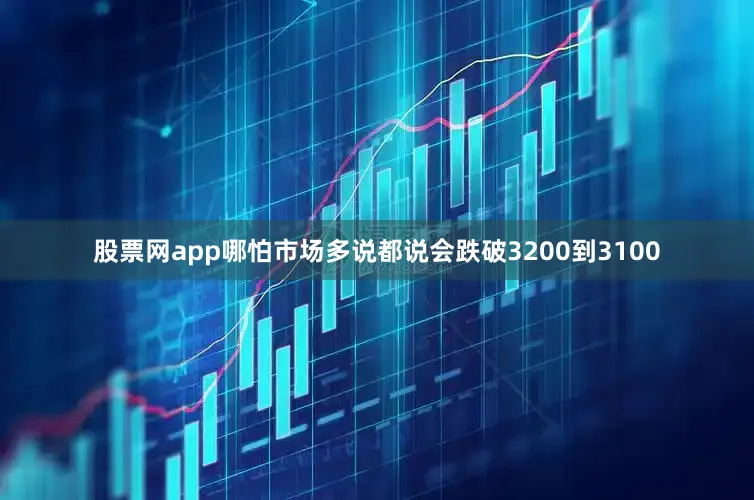 股票网app哪怕市场多说都说会跌破3200到3100