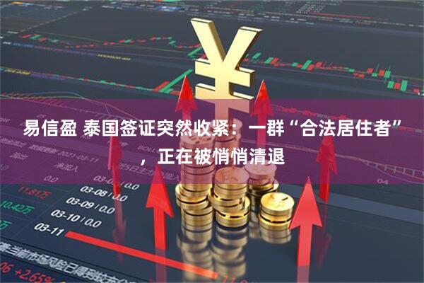 易信盈 泰国签证突然收紧：一群“合法居住者”，正在被悄悄清退