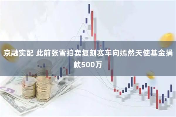 京融实配 此前张雪拍卖复刻赛车向嫣然天使基金捐款500万